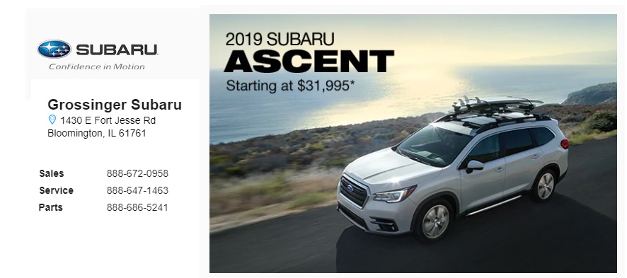 Grossinger Subaru logo