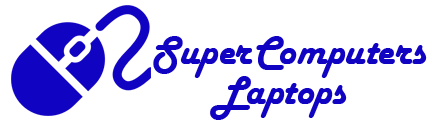 super computers and laptop logo