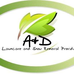 A & D Lawncare and Snow Removal logo