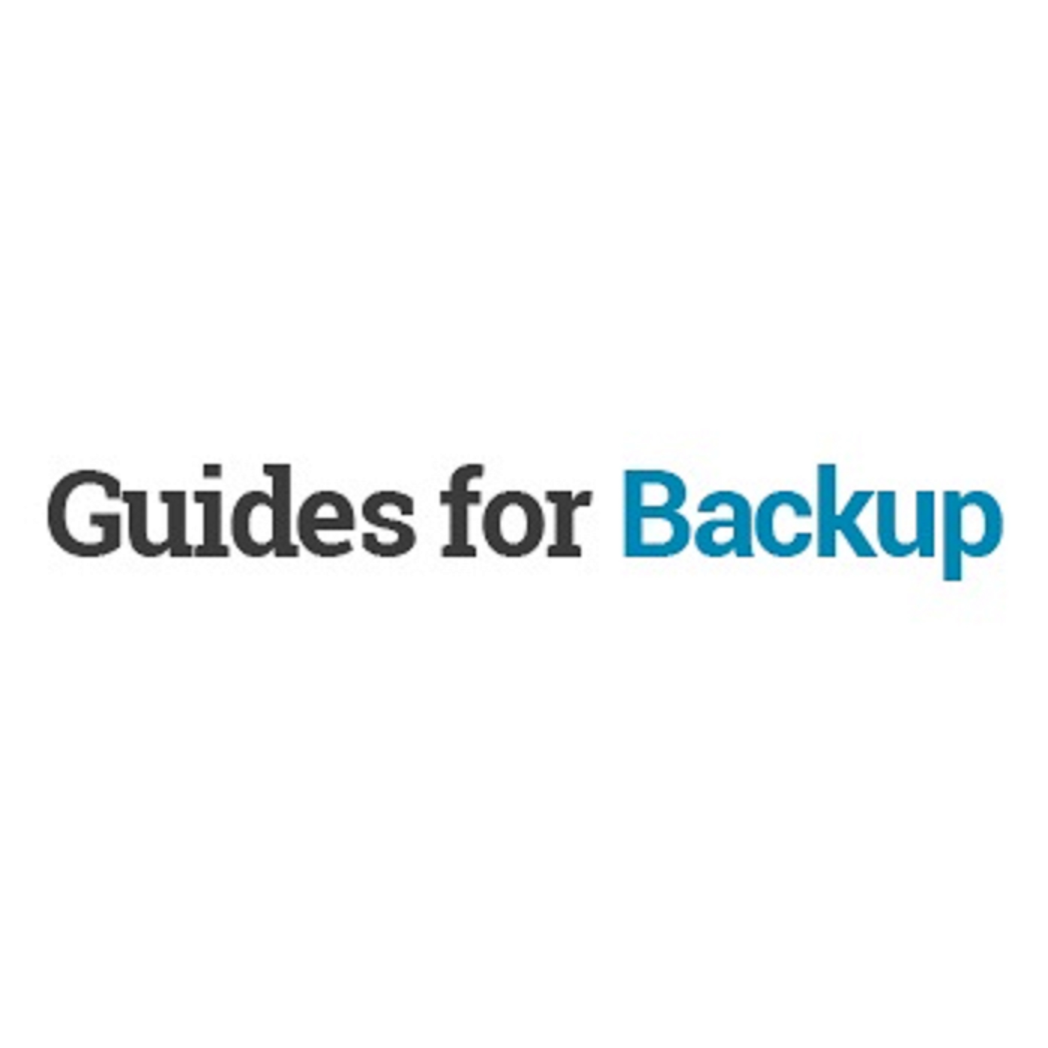 Guides for Backup logo