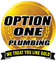 Option One Plumbing logo