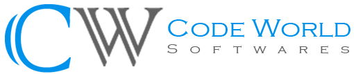 code world softwares logo