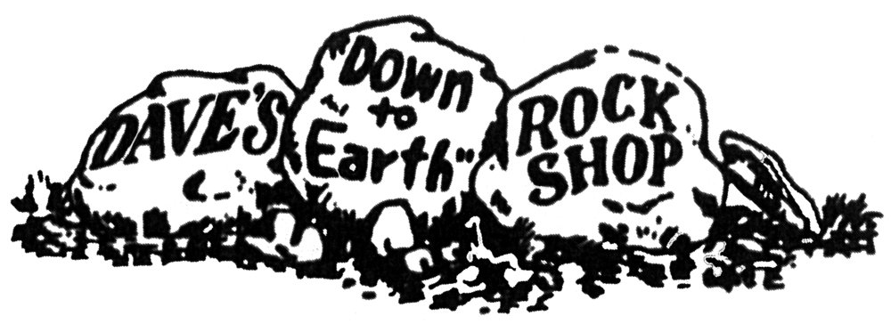 Dave's Down to Earth Rock Shop logo
